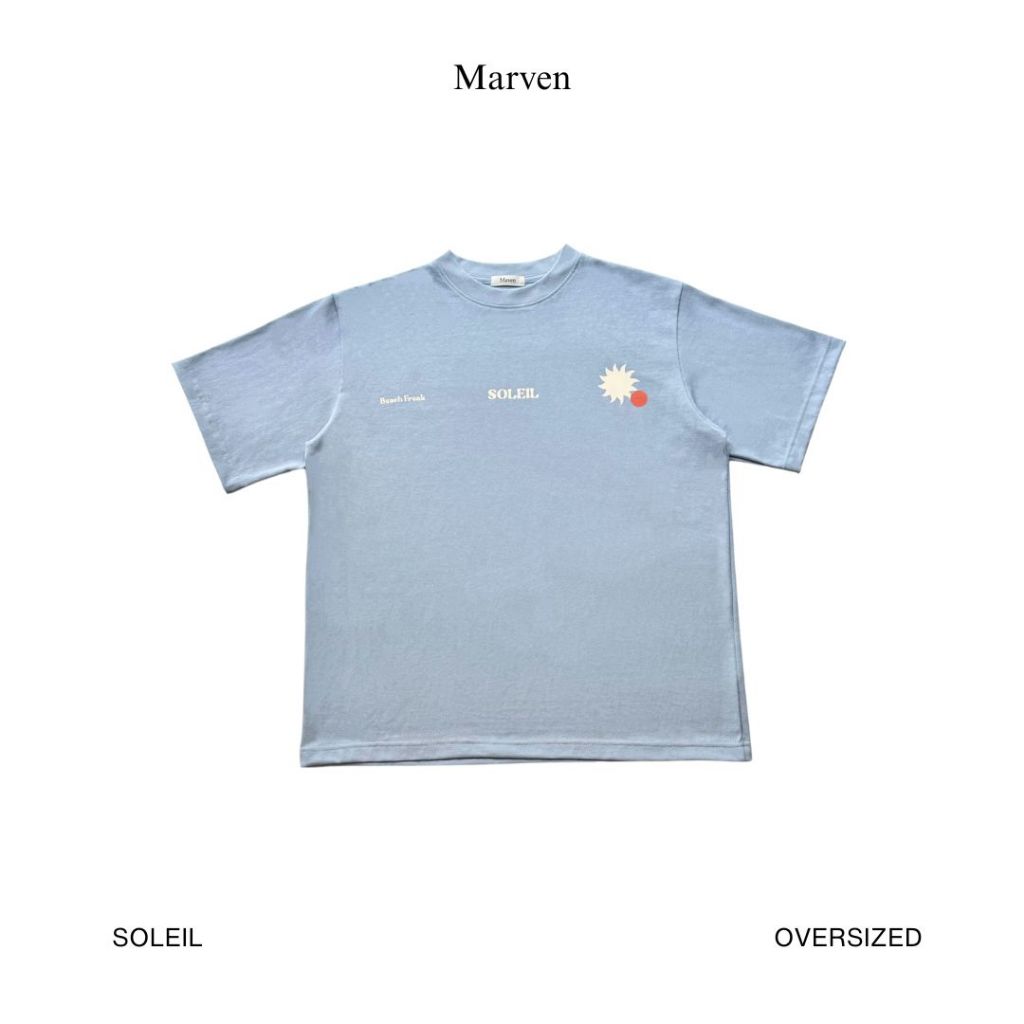 Marvenapparel - SOLEIL (Unisex) เสื้อยืดสกรีนลายทรง Baby crop / Oversized