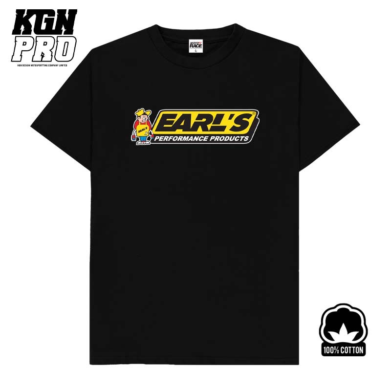 เสื้อยืด RACING คอกลม เสื้อซิ่ง COTTON100% [Earl's]