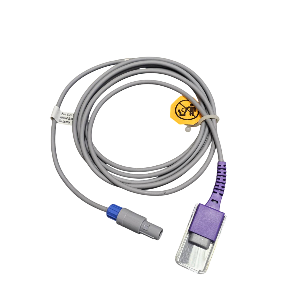 035 - Spo2 Extension cable for Mindray สายเคเบิ้ลข้อต่อสำหรับเสียบแซทโพรบวเครื่องมอนิเตอร์ Mindray