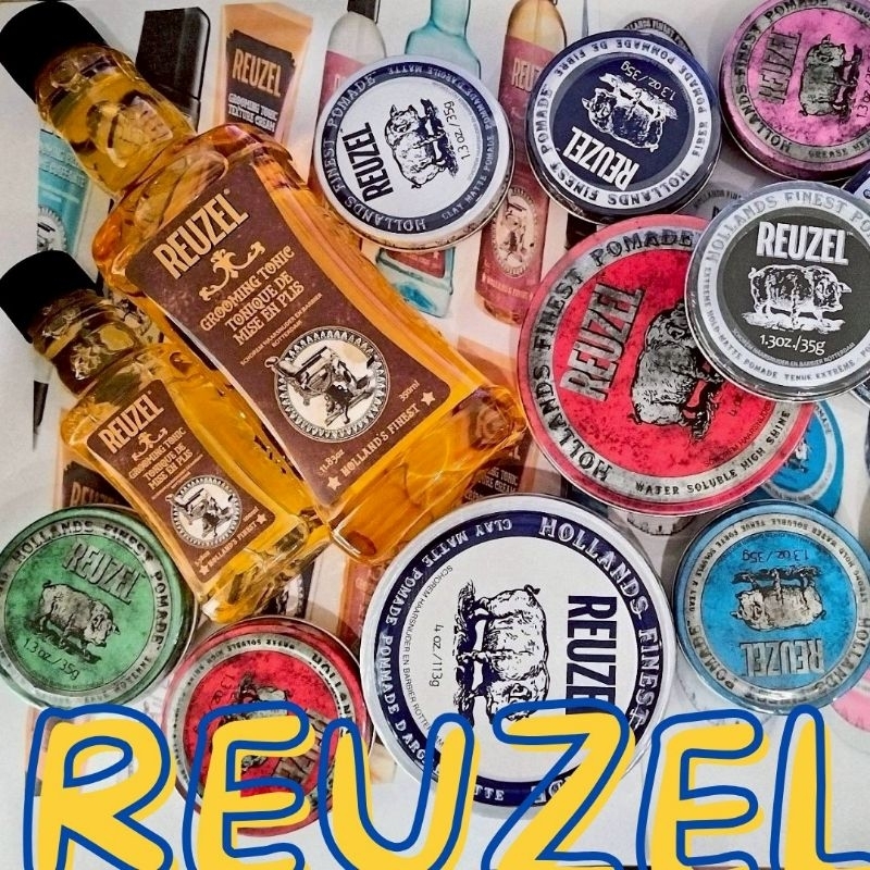 ❤️โค้ดลดทักแชท❤️มีหลายสูตรของแท้❤️Reuzel​ Pomade Red​ Blue Green Pink 35g,113g​ โพเมดผลิตภัณฑ์​จัดแต่งทรงและบำรุงเส้นผม – โปรปัง