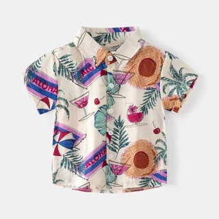 MC089 (ลาย 17 - 32 ) 🌟พร้อมส่ง🌟งานมาใหม่ เสื้อเชิ้ตเด็กชาย เชิ้ตแขนสั้นเด็กชาย เสื้อผ้าเด็ก