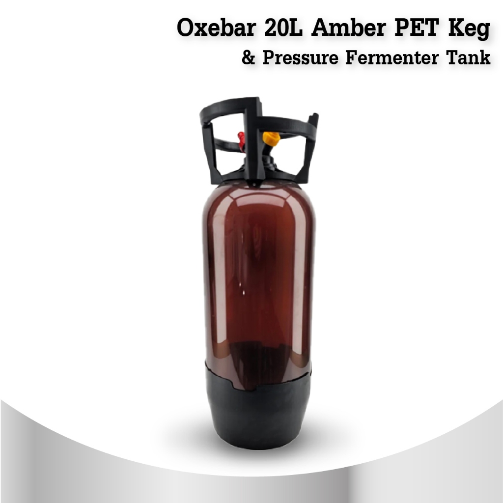 Oxebar 20L Amber PET Keg & Pressure Fermenter Tank