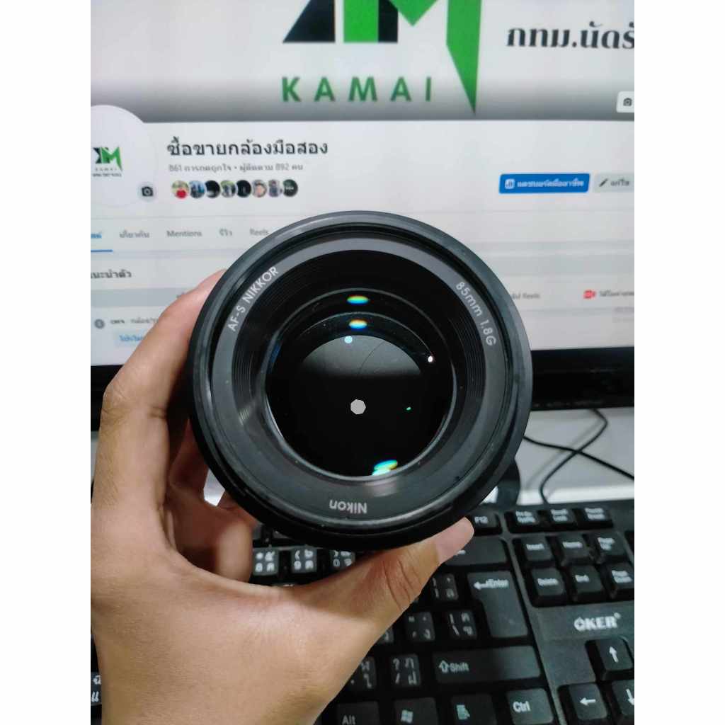 Lens Nikon 85 F1.8g พ
