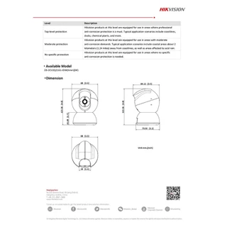 HIKVISION DS-2CV2Q21G1-IDW (4 mm) กล้องวงจรปิดระบบ IP ความละเอียด 2 MP + MicroSD Card 32/64/128 GB