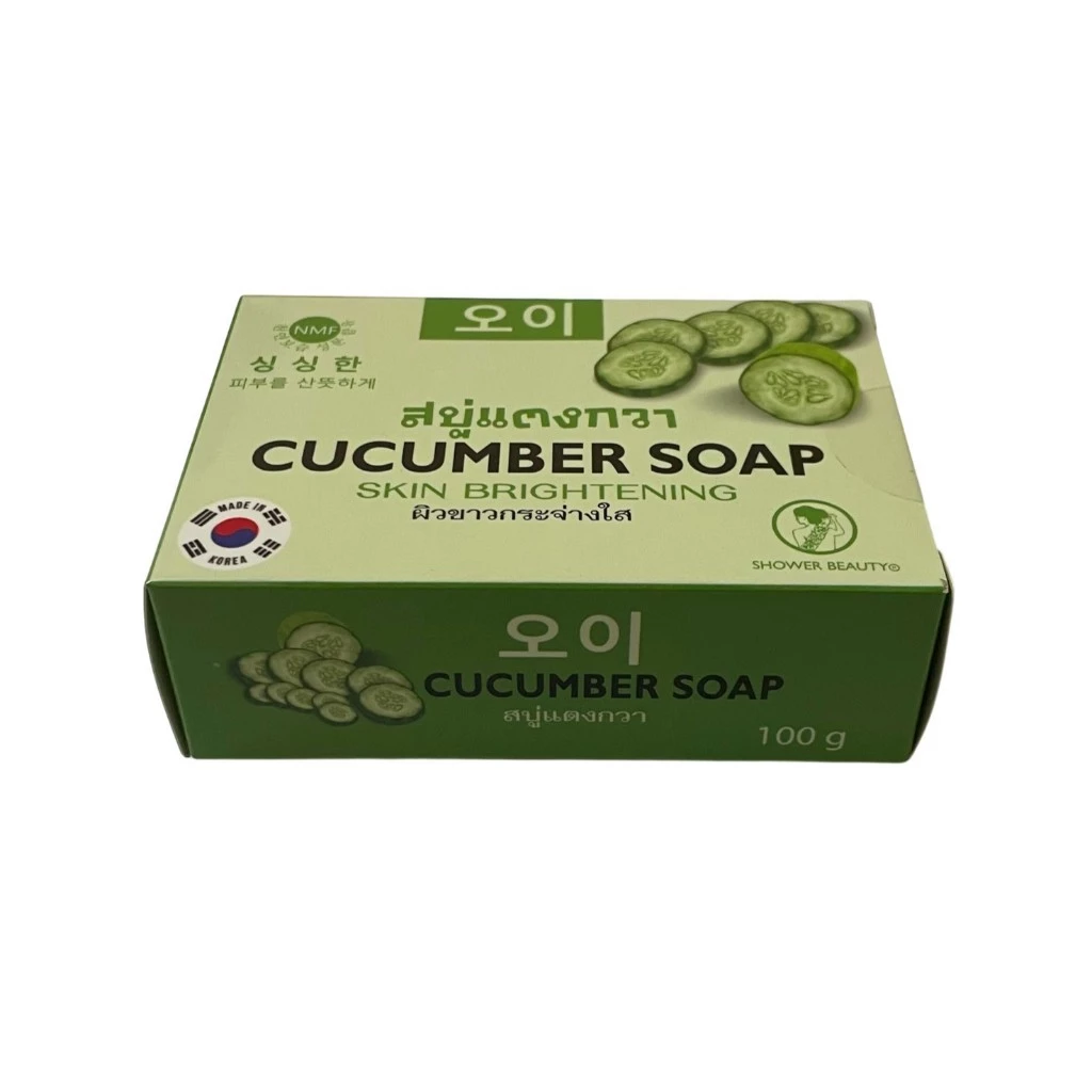สบู่เกาหลี CUCUMBER SOAP แตงกวา GINSENG โสม ขิง thumbnail 6