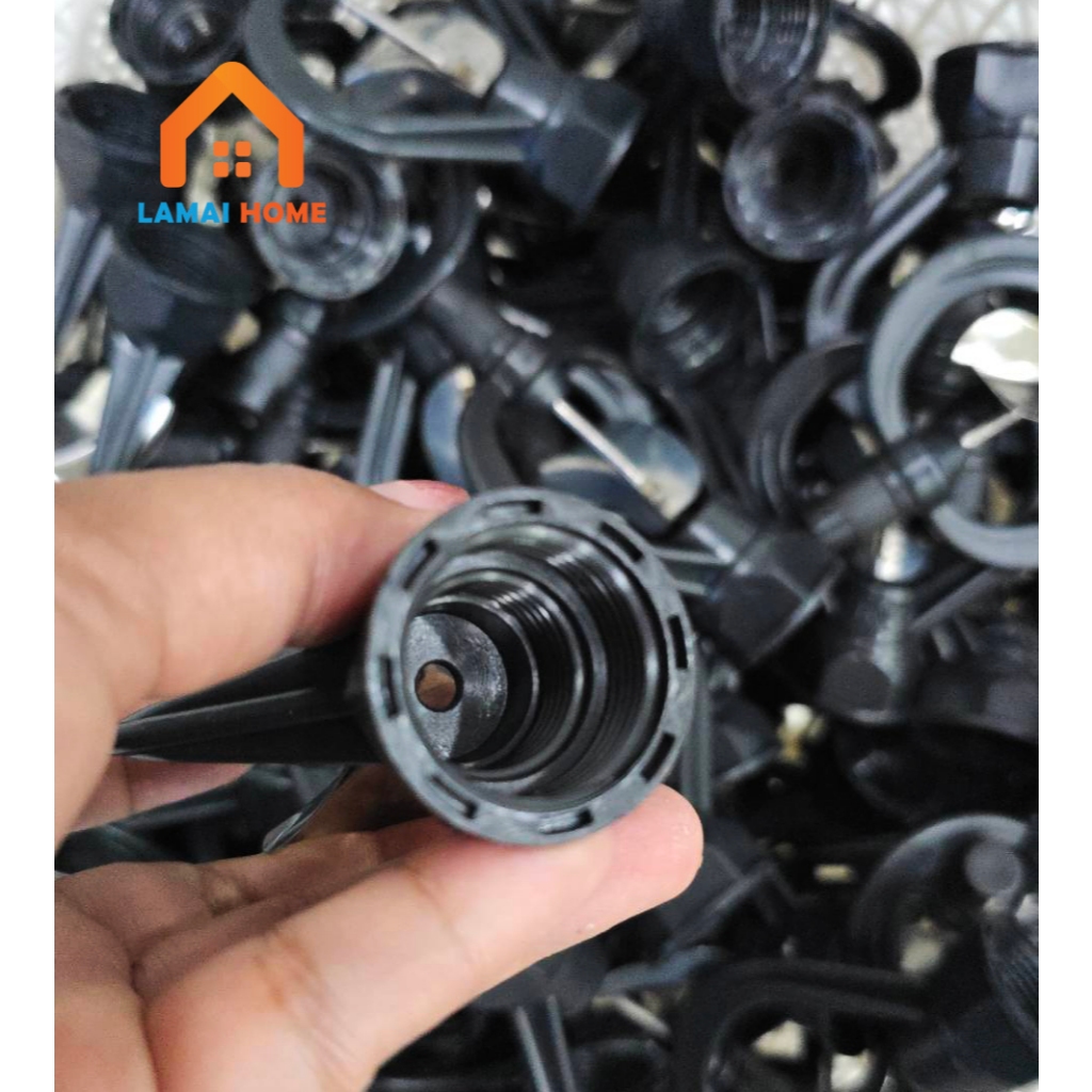 (แพ็ค 50  และ 100 ชิ้น) สปริงเกอร์ใบสแตนเลส เกลียวในสวมได้ทั้ง 4 หุน และ 6 หุน - รูปที่ 3