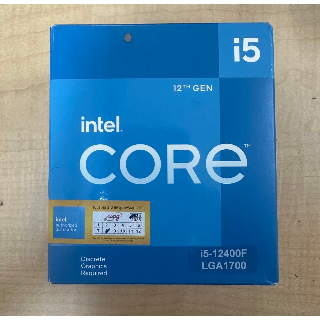 INTEL CORE I5-12400F [มือสอง]