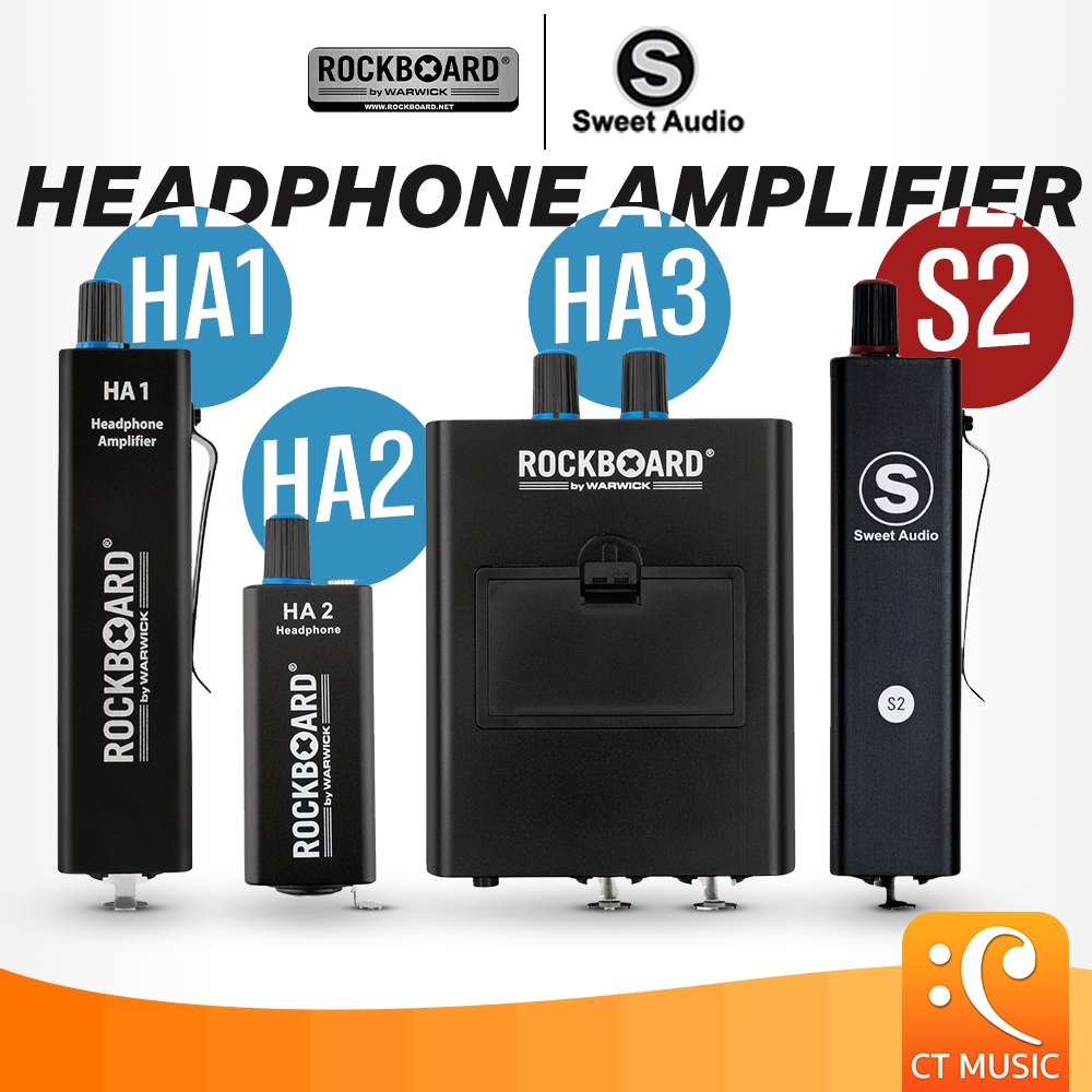 RockBoard HA 1 / HA 2 / HA 3 In-Ear Monitoring Headphone Amplifier อินเอียร์มอนิเตอร์ HA1 HA2 H3 Vol
