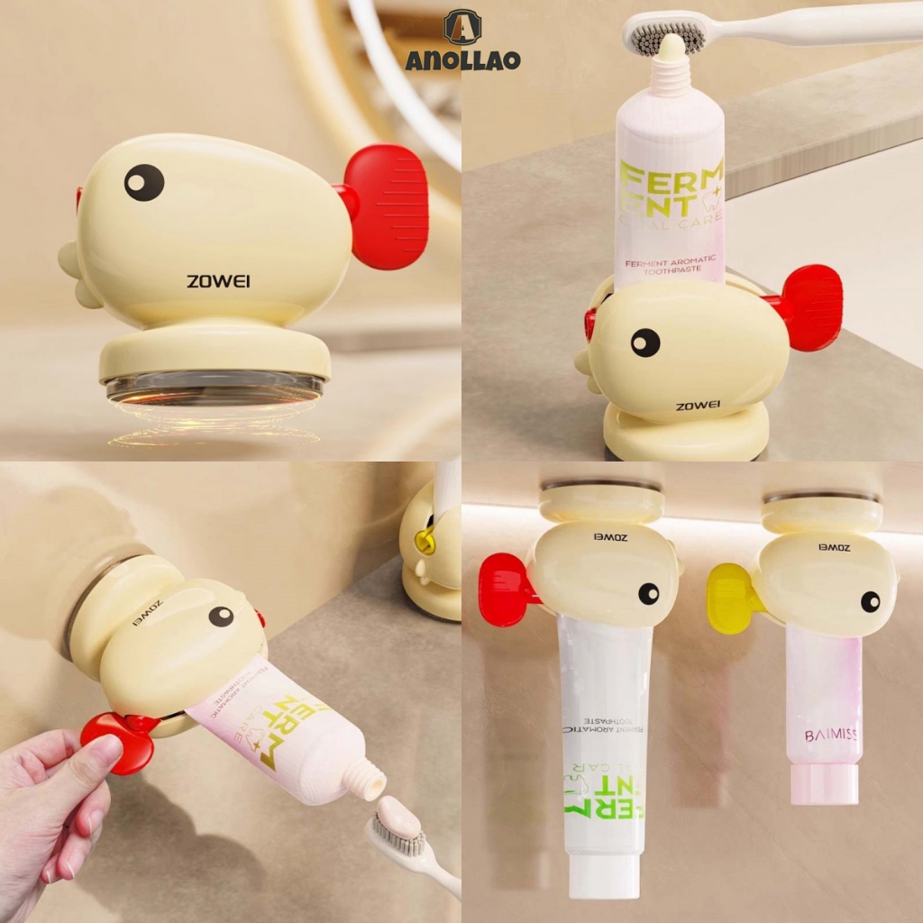 องบีบยาสีฟัน เครื ายยาสีฟัน  แปรงสีฟัน ลูกกลิ ้ งหลอดแบบแมนนวล แบบมีหมุน ยาสีฟัน เครื่องบีบยาสีฟัน ✨Anollao
