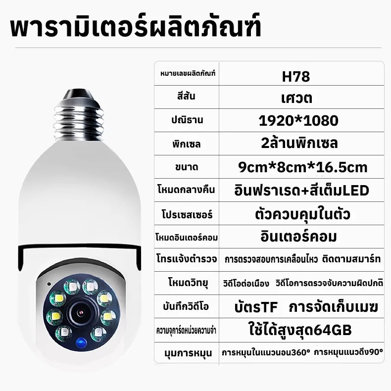 【จัดส่งที่รวดเร็ว】กล้องวงจรปิดV380 Pro กล้องวงจรปิด360 wifi มีไมค์และลำโพง  CCTV Camera HD (ร้านค้ากรุงเทพ จัดส่ง 24 ชม)