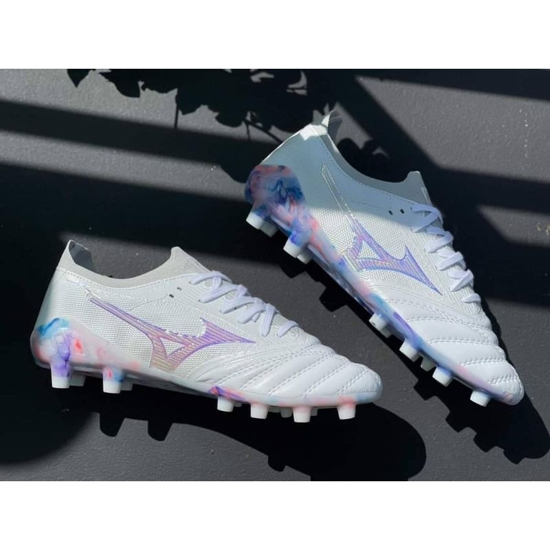 รองเท้าสตั๊ดสีม่วง Mizuno เบต้า3 Japan สินค้าส่งจากไทย ใช้เวลาเดินทาง 2-3 วัน หนังวัวแท้ 100%พร้อมส่งพร้อมกล่อง