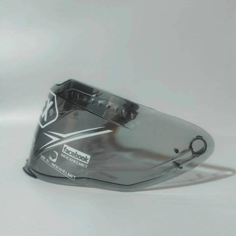 แผ่นหน้า ชิวหน้า แผ่นบังลม สำหรับหมวกกันนน็อค INDEX Legenda และ SNELL Kabuki ปรอททองและสีฟิล์ม