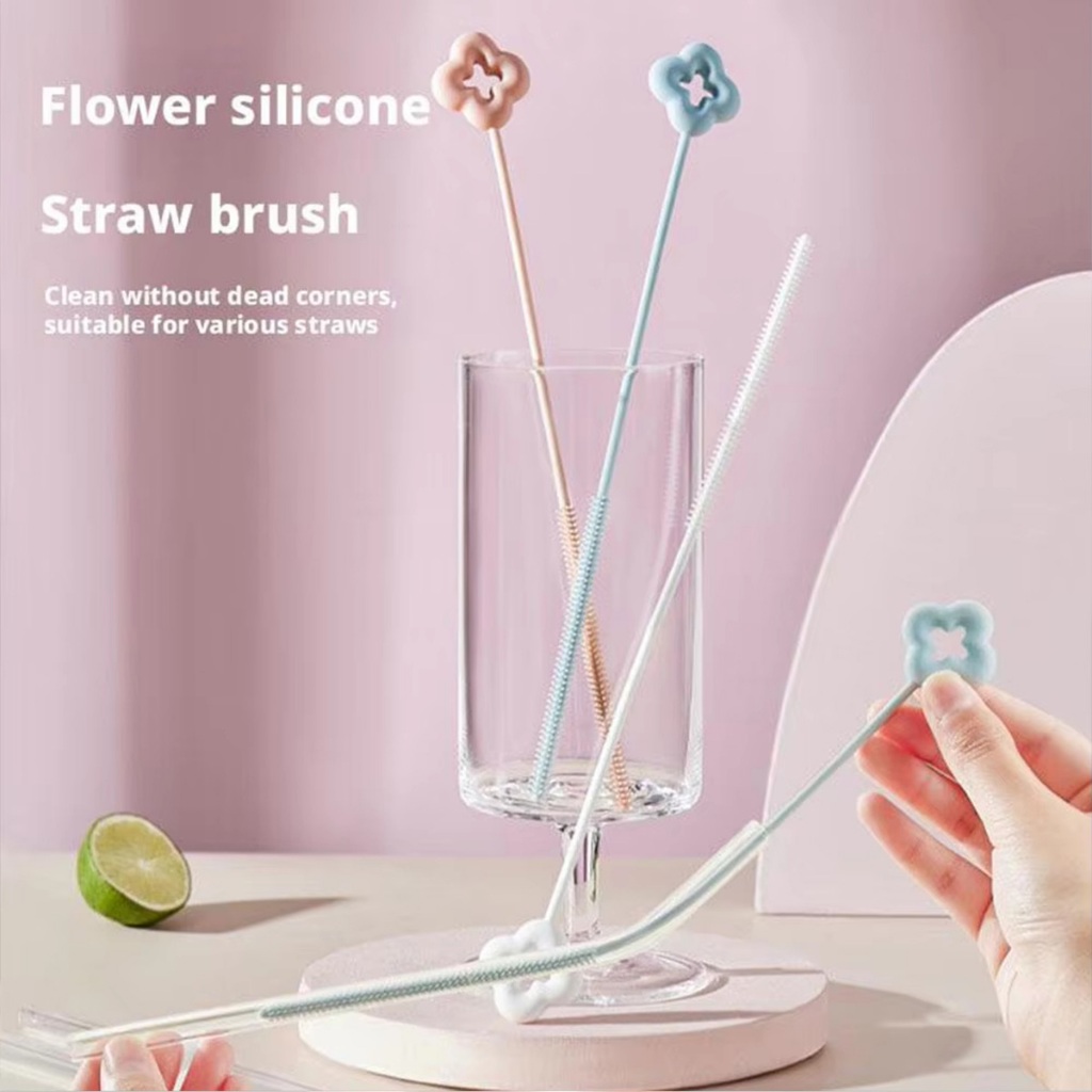 ร้านอยู่ที่ไทย 10ชิ้น แปรงล้างหลอดดูดน้ำ แบบยาว22CM ล้างแก้วน้ำ ขวดนม กระติกน้ำเด็ก - รูปที่ 5