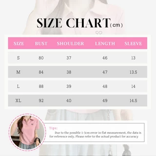 เสื้อโปโลครอปท็อป ผู้หญิง แขนสั้น สีพื้นเรียบ