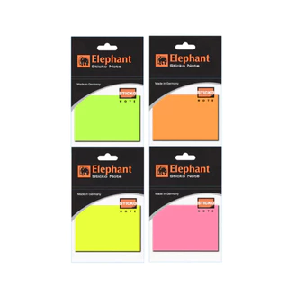 Elephant กระดาษโน๊ต กระดาษโน๊ตมีกาว 2x3 นิ้ว จำนวน 80 แผ่น/แพ็ค