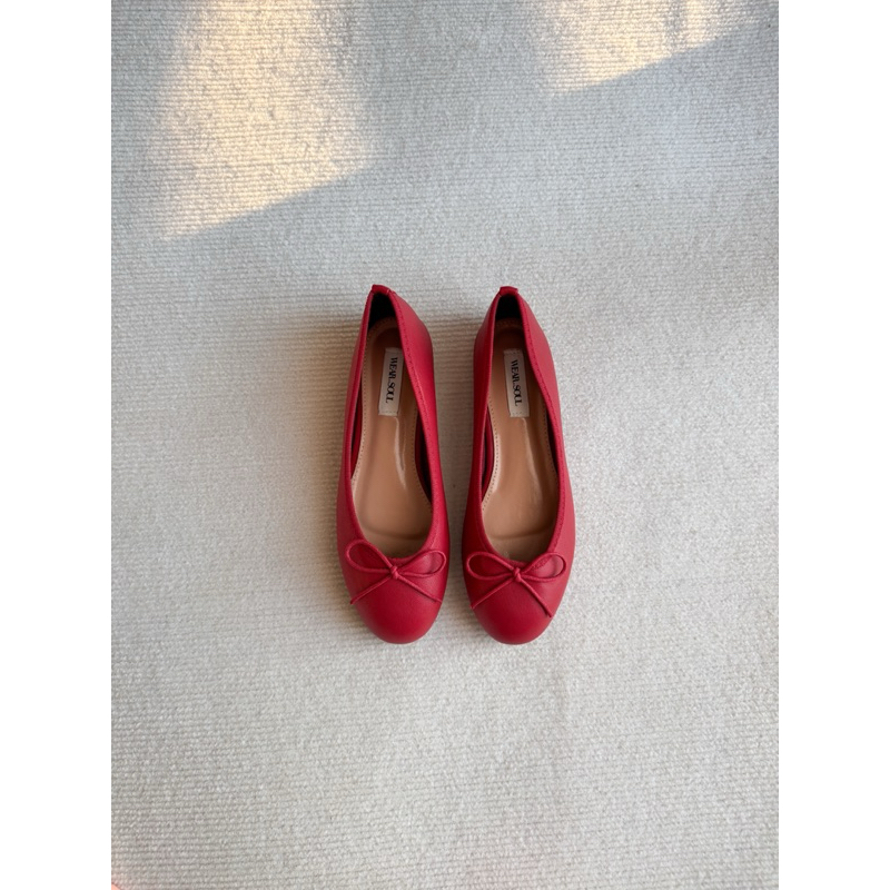 [พร้อมส่ง] WEAR.SOUL #S623-Mini Bow Flats