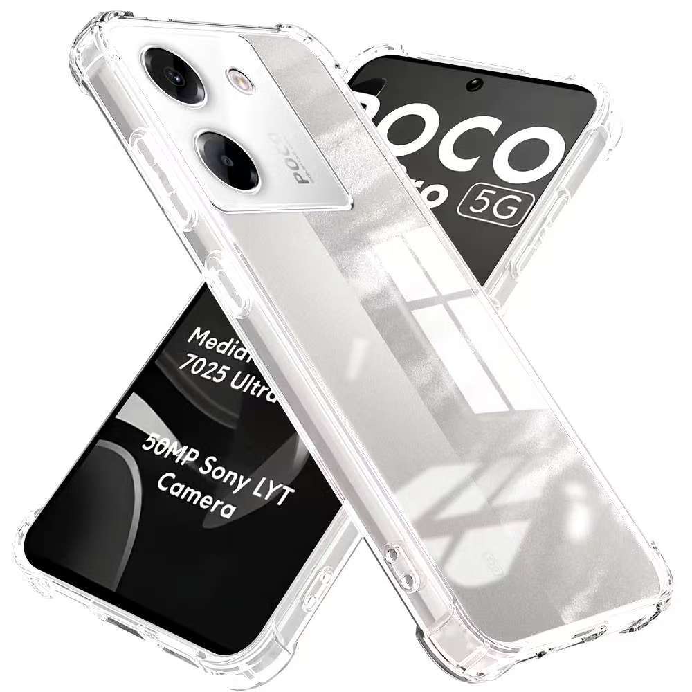 Poco M7 5G/Poco M7 Pro 5G(พร้อมส่งในไทย)เคสTPUใสกันกระแทกแบบคลุมกล้องXiaomi POCO M7 5G/POCO M7 Pro 5