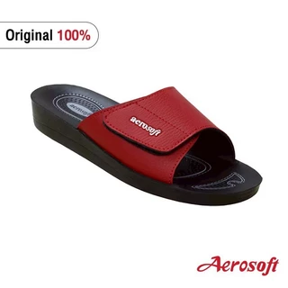 รองเท้าแตะผู้หญิงAerosoft (แอโร่ซอฟ)เพื่อสุขภาพ พื้นนุ่มใส่สบายรองเท้าแตะลำลอง เปิดส้นรุ่น รุ่นLA2102