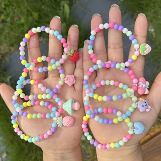 🔥ส่งในไทย🔥สร้อยข้อมือ กำไลข้อมือ ข้อมือลูกปัด สร้อยลูกปัด ของเล่นเด็ก ของแถม กำไรเด็กผู้หญิง