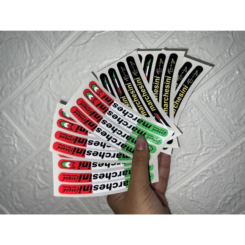 สติ๊กเกอร์ติดขอบล้อ Marchesini 3M