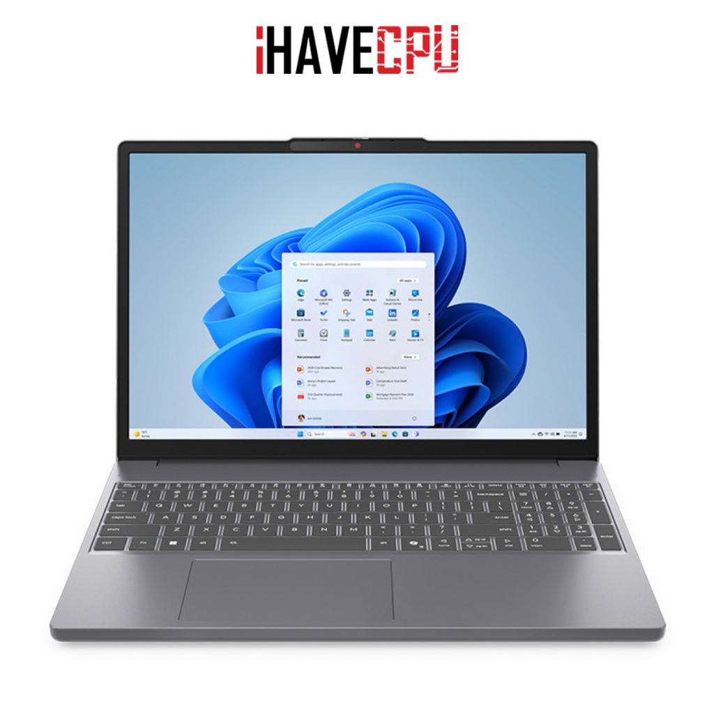 iHAVECPU NOTEBOOK (โน้ตบุ๊ค) LENOVO IDEAPAD SLIM 3 15IRH10 83K100D8TA (LUNA GREY)