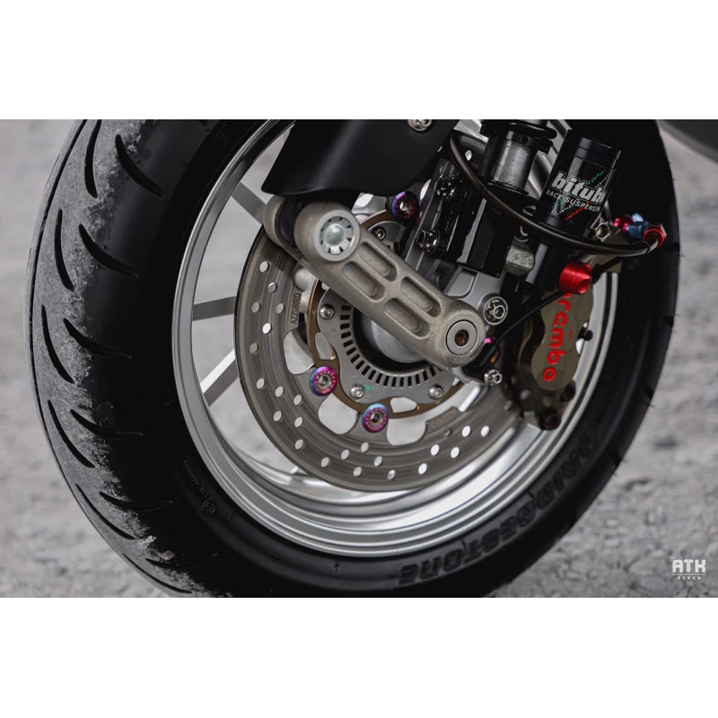 น็อตจานเบรค สแตนเลส Vespa รุ่นมี ABS thumbnail 7