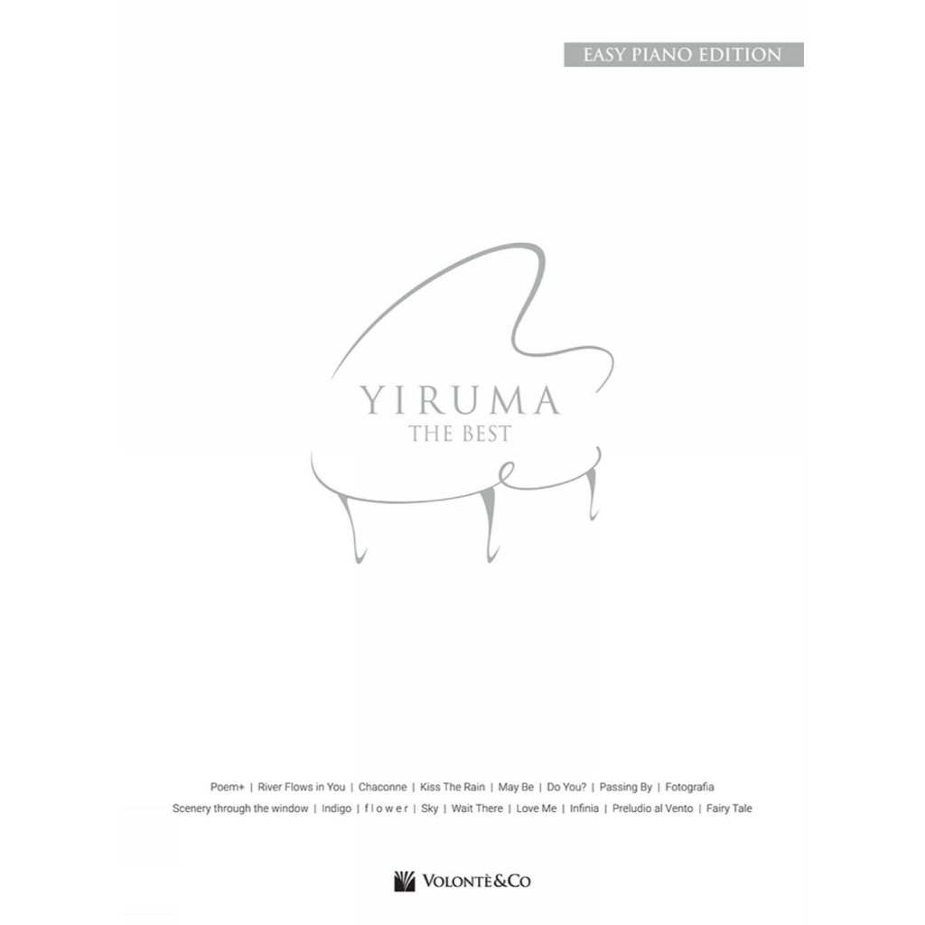 โน้ตเพลงเปียโน YIRUMA : YIRUMA THE BEST - EASY PIANO