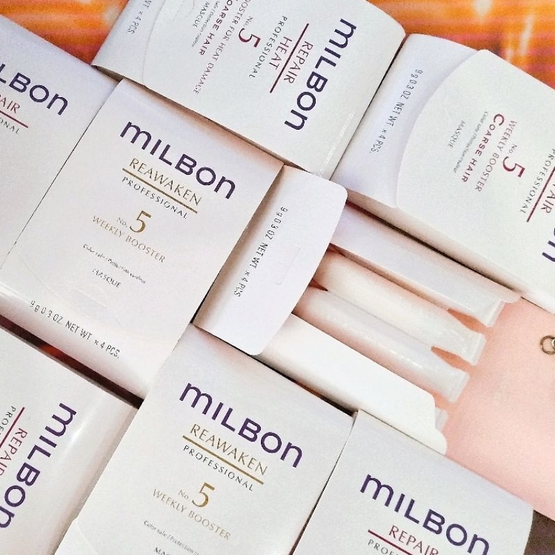 🔥ลดสูงสุด1000​ เก็บโค้ดหน้าร้านหรือทักแชท🔥🌺พร้อมส่งของแท้🌺❇️Milbon Repair Restorative Shampoo,Treatment,Blowout Primer
