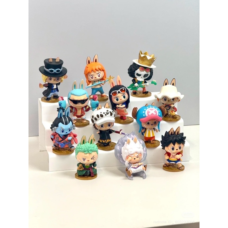 [พร้อมส่ง🇹🇭] Labubu - One Piece 🏴‍☠️ | ใหม่ ในซีล! ลุ้นซีเครท | Popmart แท้ 💯