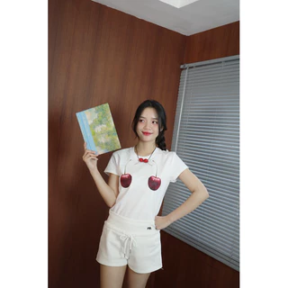 reaign studio - babytee ลาย Cherry Bar