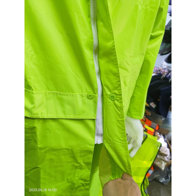 ชุดกันฝนเสื้อและกางเกง มีฮูด เนื้อผ้า PVC thumbnail 9