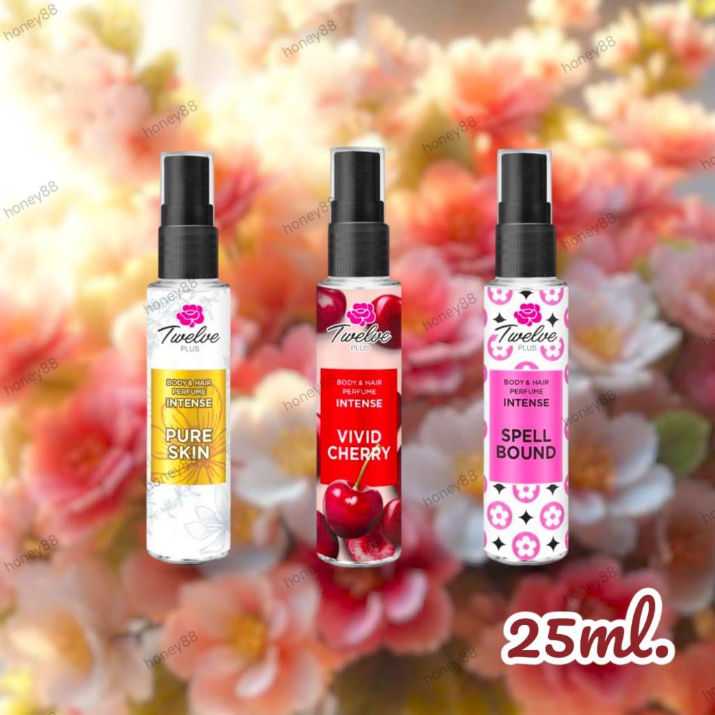 น้ำหอม ทเวลฟ์พลัส บอดี้ & แฮร์ 25 มล. Twelve Plus Body & Hair Perfume