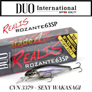 เหยื่อปลอม DUO Realis Rozante 63SP ของแท้