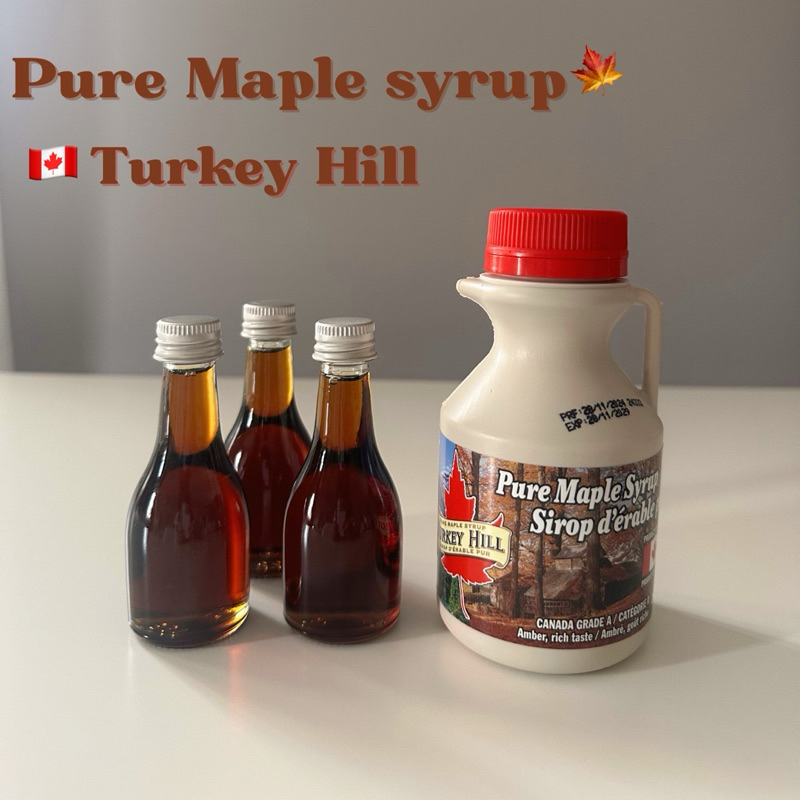 (พร้อมส่ง)เมเปิ้ลไซรัปแท้🍁 100% Maple Syrup Turkey Hill >> แบ่งขาย <<  🇨🇦made in 🍁