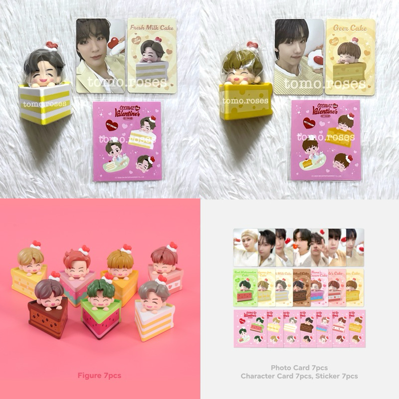 ❤️พร้อมส่ง❤️ หาร NCT DREAM Figure Ccomaz Valentine’s Cake Set เจโน่ จีซอง Jeno Jisung ฟิกเกอร์ การ์ด