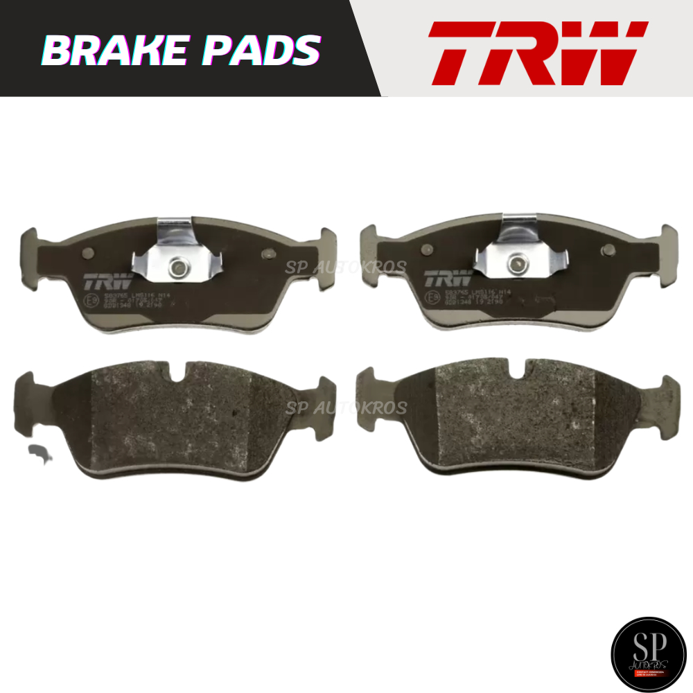 TRW COTEC ผ้าเบรคหน้า BMW Series 3 E36 (318i 320i 323i 325i 328i), E46 (318i 320i 323i), Z3 E36 '94-
