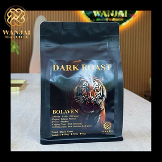 เมล็ดกาแฟ คั่วเข้ม DARK ROAST BOLAVEN (เข้มข้น สู้นม ) WHANJAI TEA COFFEE ROASTER