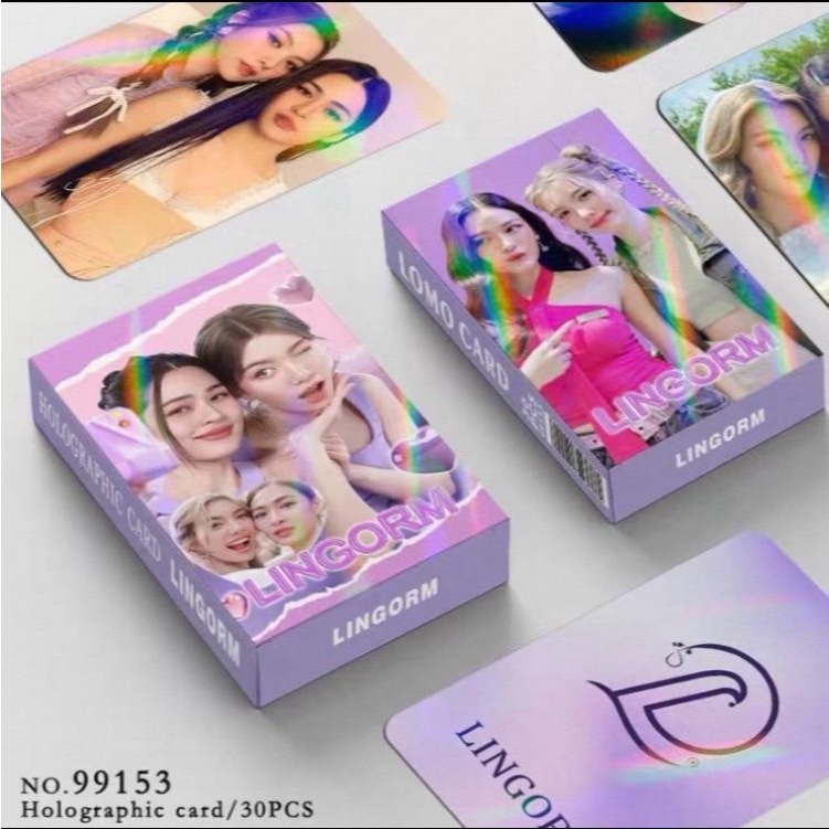 การ์ด LOMO 30ใบ คู่จิ้ม หลิงหลิง คอง หมอฟ้าลดา กับน้อง เอิน จากใจซ่อนรัก ling & Orm