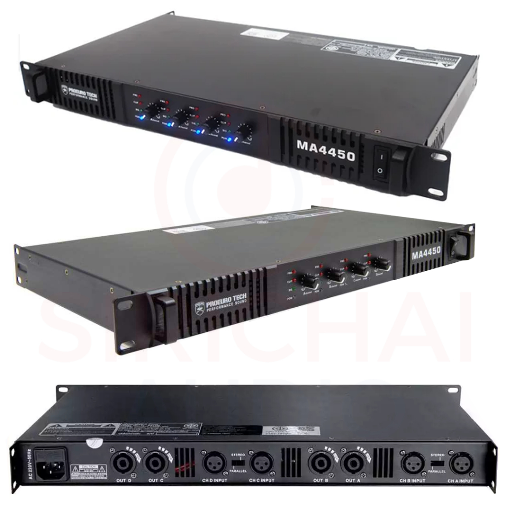 เครื่องขยายเสียง PROEUROTECH รุ่น MA4450