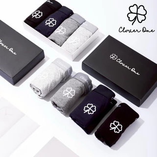 กางเกงในชาย clover one กางเกงในสายมู (แบรนด์ ไทย ) กางเกงในโคฟเวอร์ วัน 1 กล่อง 4 ตัว 🍀