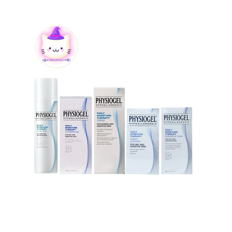 งานไทยPhysiogel DailyMoistureTherapyCream150ml/essencetoner200ml/CLEANSINGGEL150ml/DERMO-CLEANSERI150ml/FACIAL MIST100ml