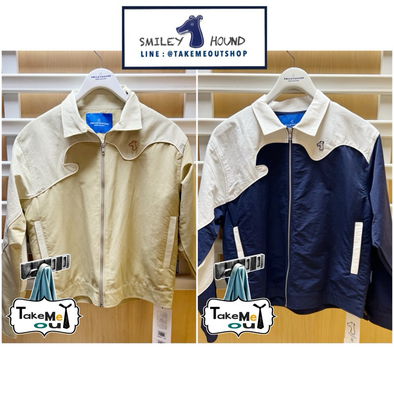 NEW SMILEYHOUND WESTERN HARRINGTON JACKET (COLLECTION BLUE TAG 2025) #4041