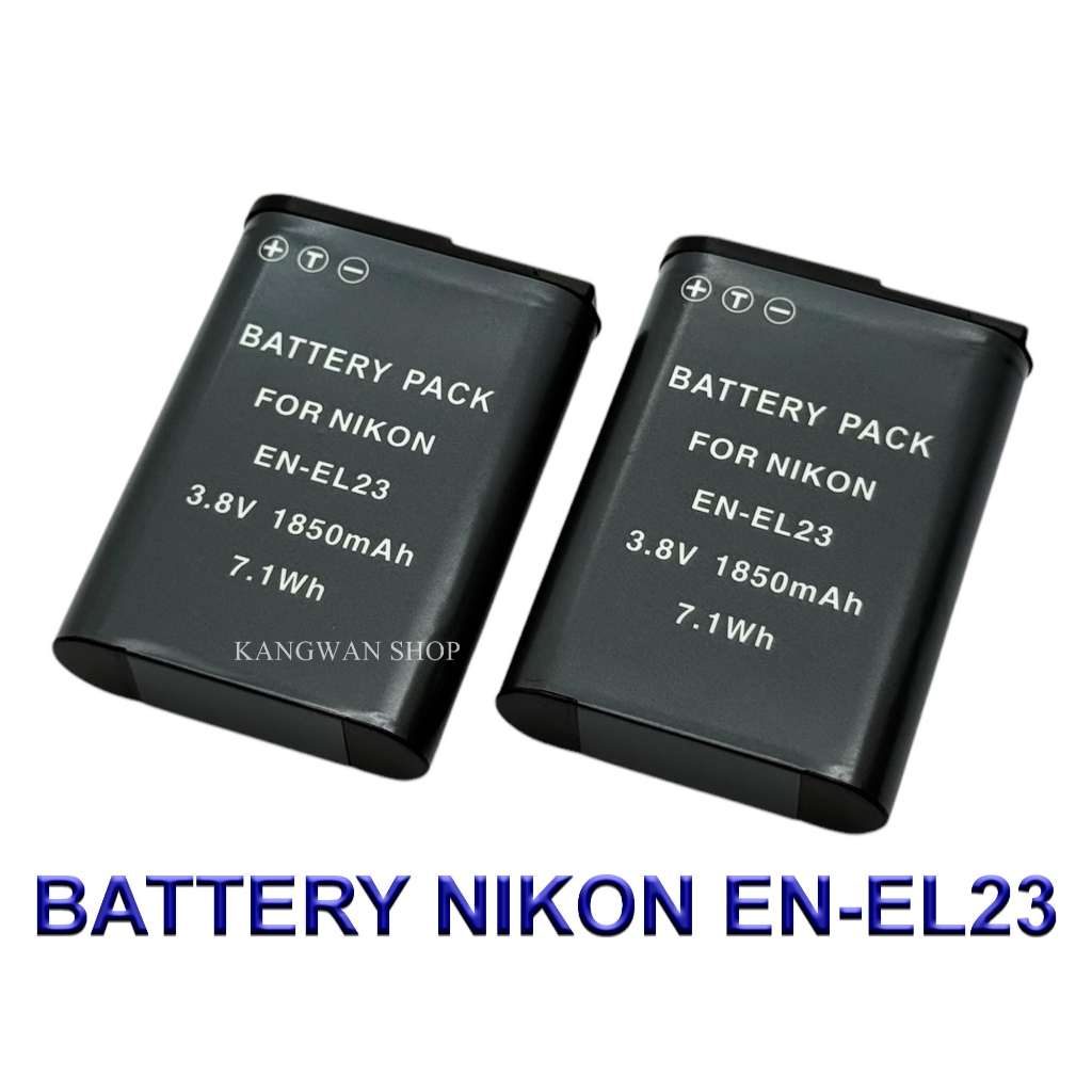 EN-EL23 \ ENEL23 Battery and Charger For Nikon Coolpix P600,P610,B700,P900,S810c