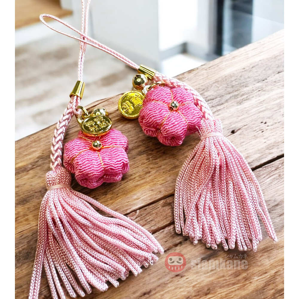 เครื่องรางญี่ปุ่น Kifune Shrine พู่ซากุระ ความรักและความสุข ของแท้จากศาลเจ้า ผ่านพิธีแล้ว