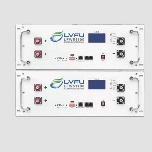 LVFU 51.2V 100AH / 200AH Mounted LiFePO4 battery สำหรับ Inverter สินค้าประกัน 7 ปี