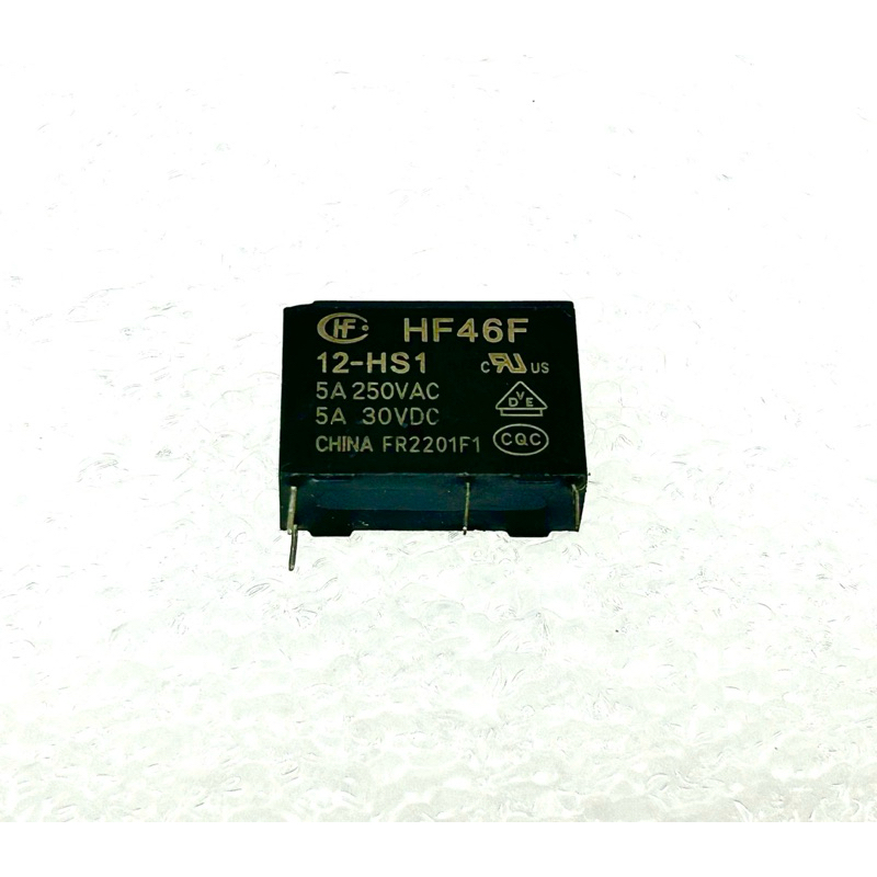 Relay รีเลย์PCB HF46F 12-HS1 1contact N.O COM 5A30VDC From A