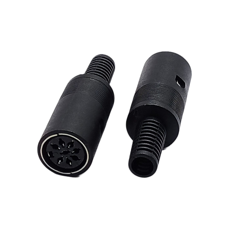 (ราคาต่อ1ตัว) ปลั๊ก DIN 8Pin ตัวเมีย, DIN Plug Socket Connector 8PIN, ปลั๊ก DIN พร้อมส่ง