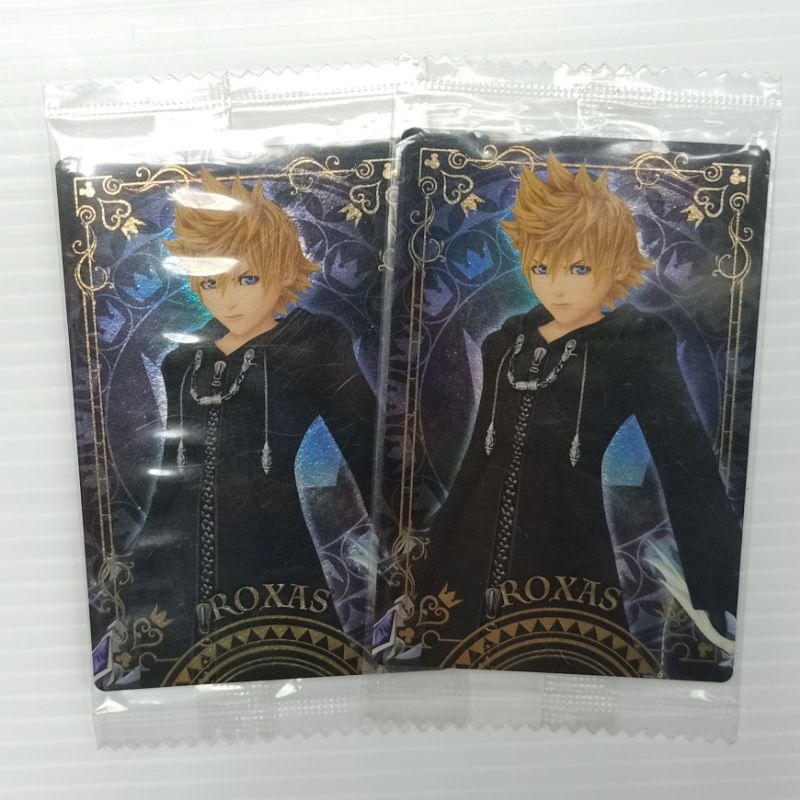 การ์ด 2 ใบ Roxas คิงดอมฮาตส์ Kingdom Hearts ญี่ปุ่นมือสอง