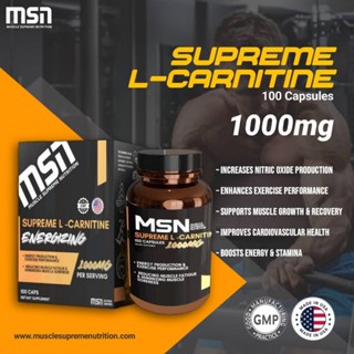MSN Supreme - L-Carnitine, Muscle Booster, Fat Burner, L-Arg…