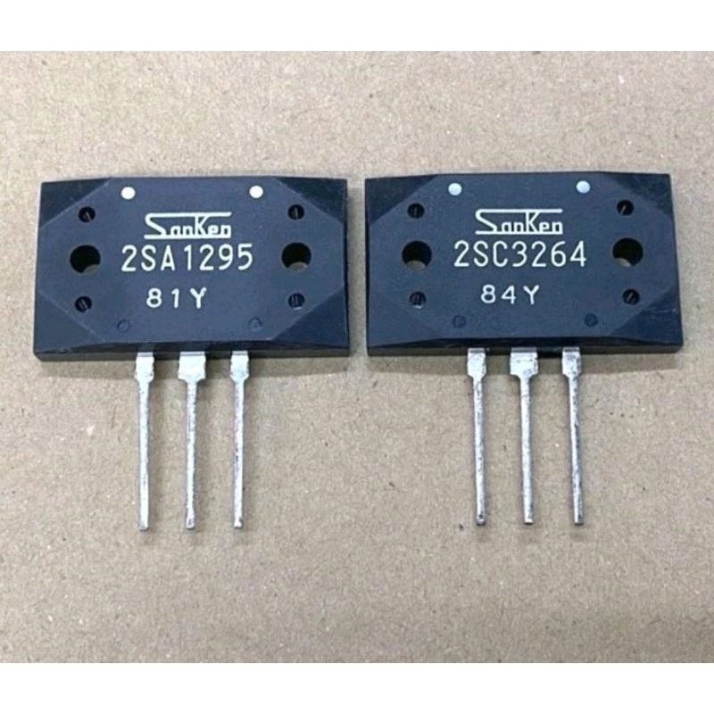 Transitor  ทรานซิเตอร์ ยี่ห้อ Sanken ของแท้ เบอร์ 2SA1295 - 2SC3264 ไม่ขายเเยกเบอร์ จำนวน 1คู่